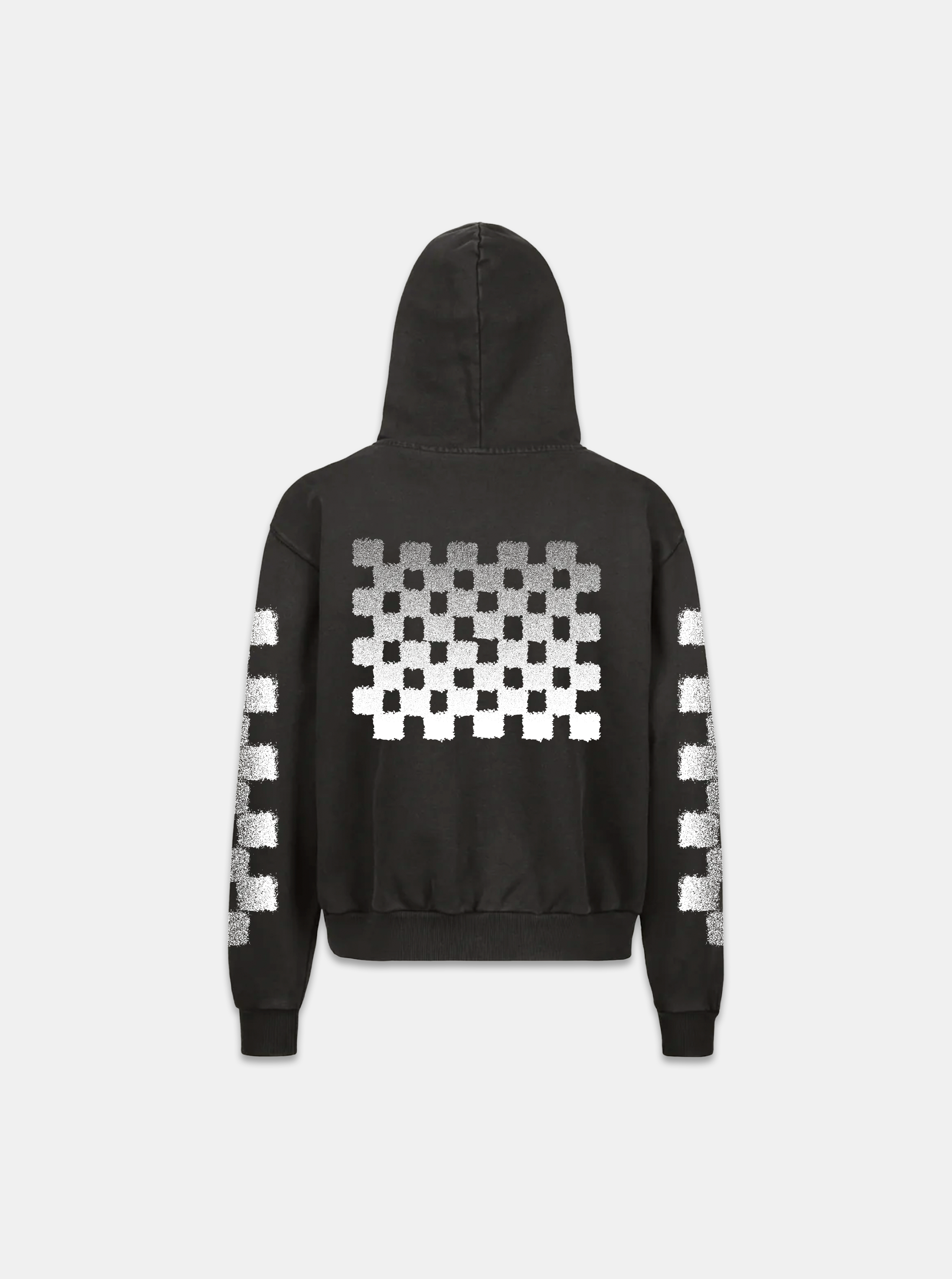 MONOCHROME REVERIE ZIP UP HOODIE