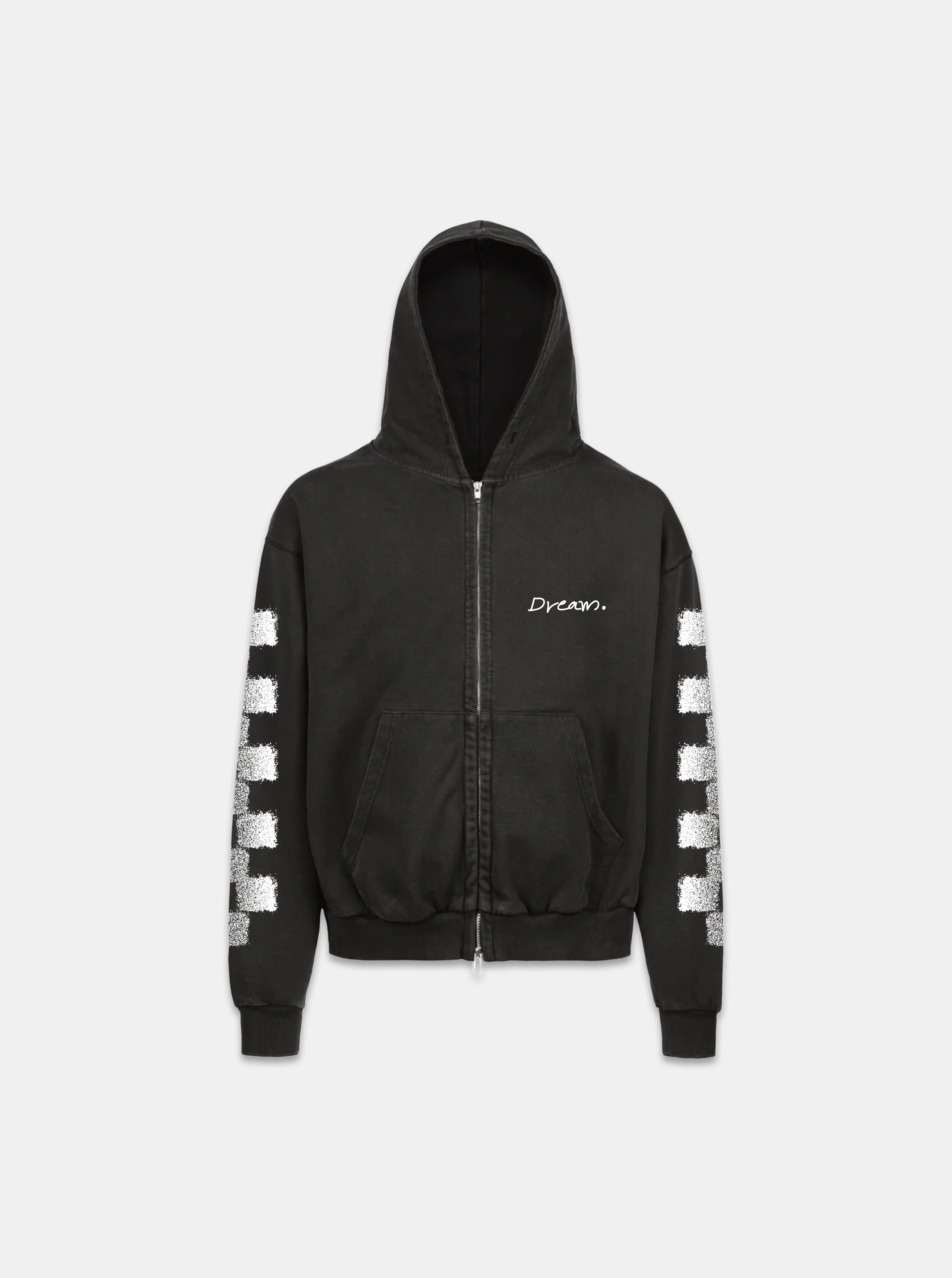 MONOCHROME REVERIE ZIP UP HOODIE